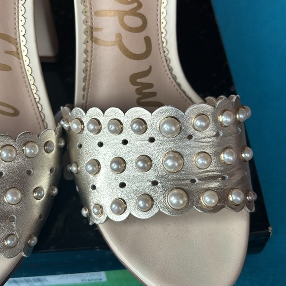 Sam Edelman Yaria LT Gold/ivory  size 8 - Picture 9 of 12